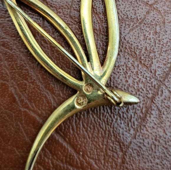 Vintage Signed Swarovski Butterfly Brooch! - Picture 8 of 8